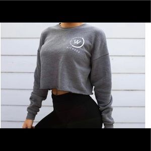 Whitney Simmons crop crew neck